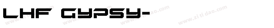 LHF Gypsy字体转换